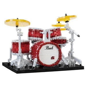 Kawada nanoblock Pearl Drum Set Masters Series Mini Block Model Japan NBM-056 - Picture 1 of 9