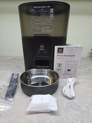 Smart Automatic Feeder: WiFi Pet Feeder w/APP Control for Remote Feed New No Box - Image 1 of 4