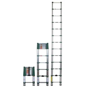 12.5 Ft. Aluminum Telescoping Extension Ladder (16.5 Reach Height), 300 Lbs. 1A - Picture 1 of 13