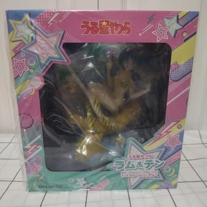 Design COCO Urusei Yatsura Lum & Ten BOX cafe&space Collaboration 1/7 Figure NEW - Picture 1 of 5