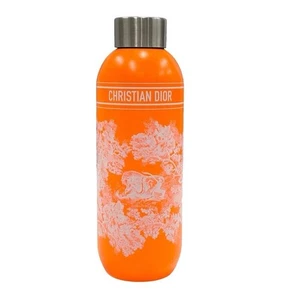 Christian Dior Toile de Jouy Water Bottle Orange Stainless Steel 600ml USED/MINT - Picture 1 of 8