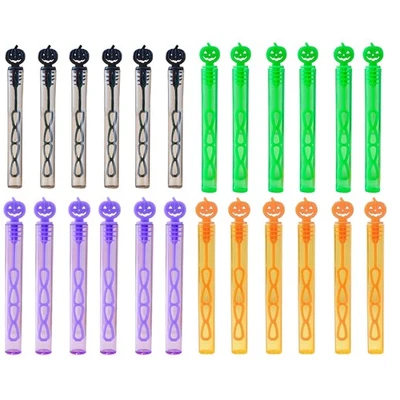 Varitas de burbujas de Halloween 24 piezas varitas de burbujas de Halloween portátiles para niños  Foto 1 de 4