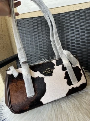 Новый с Ярлыками тренер Asher наплечная сумка с корова печати CCC85 - Изображение 1 из 4