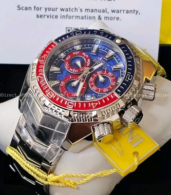  Invicta - AKULA - Swiss Z60 Cronógrafo 55mm Alto Pulido Estuche SS - Reloj Hombre Foto 1 de 4