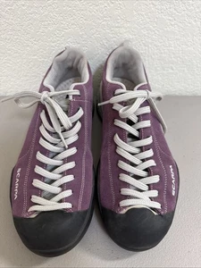 SCARPA Women's Mojito Lightweight Shoes for Hiking Walking Size 9 Purple Suede - Picture 1 of 14