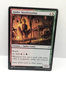 MTG Spiderman - Spider Manifestation - Common - Creature - SPM 148 - - Picture 1 of 2