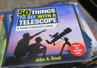 50 THINGS TO SEE WITH A TELESCOPE pb John A Read Stargazer’s guide 2018 NEW