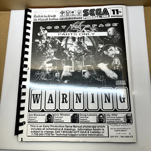 ORIGINAL-SEGA-LOST IN SPACE-OWNERS MANUAL PARTS SECTION ONLY - Bild 1 von 2