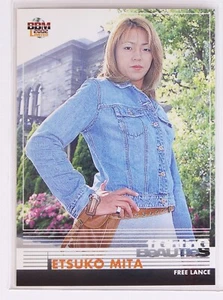 Tarjeta coleccionable de lucha libre profesional limitada BBM para mujer ETSUKO MITA - 2002 - Imagen 1 de 3