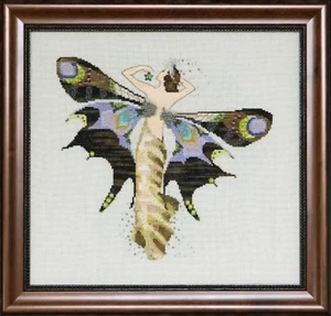 MD105 "NIGHT NYMPH" Mirabilia Chart + MH Beads + Valdani + Kreinik - Picture 1 of 2