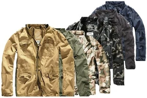 Brandit Britannia Uomo Giacche Cappotto Militare Army Parka S M L XL-7XL - Imagen 1 de 4