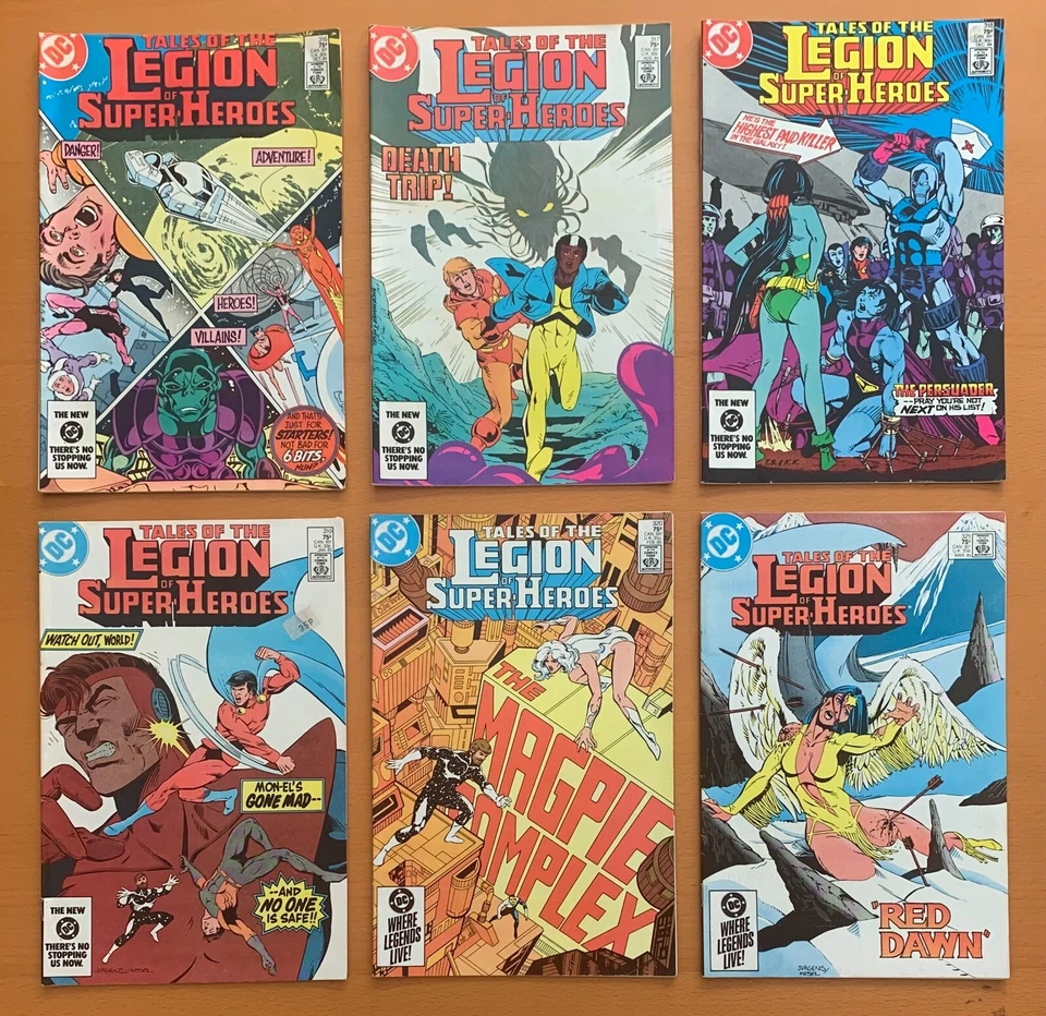 Legion of Super-Heroes #316 to 354 unbroken run (DC 1984) 39 x comics - Image 1 of 4