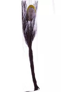 Escoba de pared de canela 36" Halloween bruja disfraz accesorio buena suerte artesanía NUEVO - Imagen 1 de 1
