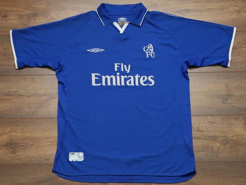 FC Chelsea Umbro 2004 2005 Blue Jersey Football Soccer Shirt Fly Emirates Size L Cover