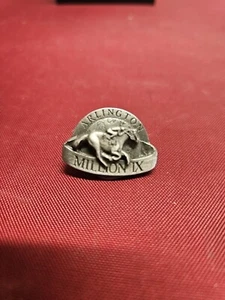 Vintage Arlington Million IX Silver Toned Lapel Pin Pre-owned - Picture 1 of 7