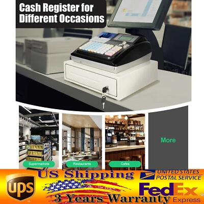 Caja registradora electrónica sistema TPV 48 llaves para supermercado minorista restaurante nuevo Foto 1 de 4