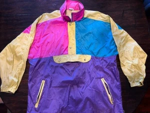 Etirel Anorak, Nylon Vintage Lauf-/Sportjacke - Bild 1 von 10