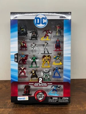 New DC Nano Metalfigs Jada Toys Series 7 18 Figures Flash Batman Sealed - Image 1 of 2