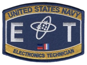 Electronics Technician Rating Patch - ET - Picture 1 of 6