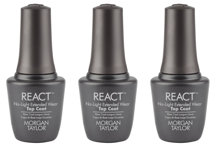 Abrigo MORGAN TAYLOR REACT sin luz de uso extendido TOP .5 OZ (NUEVO/paquete de 3) Foto 1 de 1