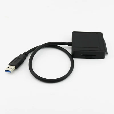 USB 3.0 to SATA Adapter TF SD Card Reader 2 ports USB 3.0 Hub 3 in 1 Converter - Image 1 of 4