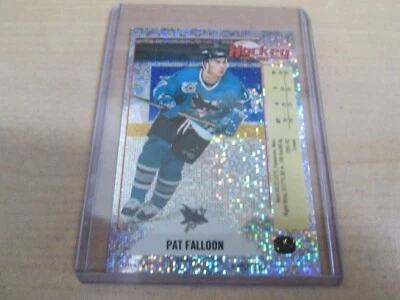 PAT FALLOON   1992-93 PANINI "STICKER" K  SAN JOSE SHARKS - Image 1 of 2