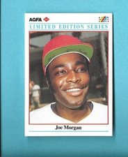 JOE MORGAN 1990 AGFA LIMITED EDITION SERIES  #11  REDS  HOF