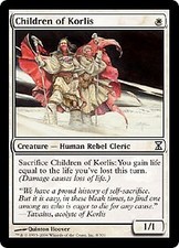 Time Spiral Children of Korlis x4 Magic The Gathering NM