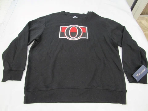 New Ottawa Senators NHL Eastern Conference Mens Size 2XL Black Sweatshirt Cover