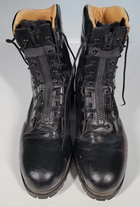 Chippewa USA 27422 Black Leather Fire Fighter Steel Toe Work Boots Size 9 EE - Picture 1 of 24
