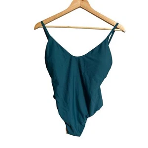 J. Crew Ruched Back one-piece cheeky swimsuit Size 8 - Picture 1 of 3