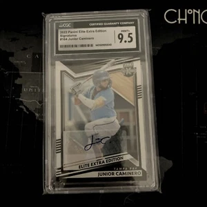 junior caminero auto cgc 9.5 really cool card 🔥🔥 - Picture 1 of 4