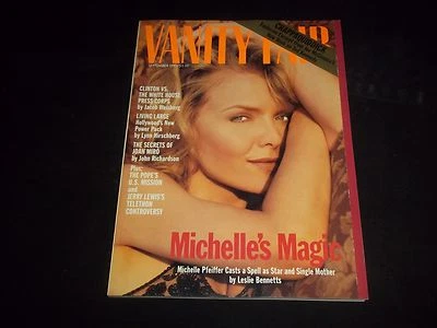 1993 SEPTEMBER VANITY FAIR FASHION MAGAZINE - MICHELLE PFEIFFER COVER - J 1091 Foto 1 de 2