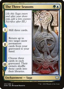 Magic the Gathering (mtg): KHM: The Three Seasons (x 4) - Picture 1 of 1