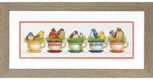 Dimensions Counted Cross Stitch Kit - Teacup Bird - Picture 1 of 1