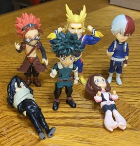 My Hero Academia Lot Of 6 Figures NO STANDS - Picture 1 of 4
