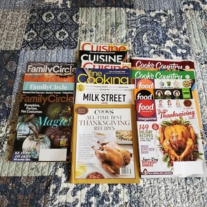 Cooking Recipe Magazines LOT of 15 Fall Thanksgiving Issues Multi Publishers - Picture 1 of 1