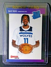 Naz Reid 2019-2020 Panini NBA #41 Rated Rookie Retro Card 1/3431