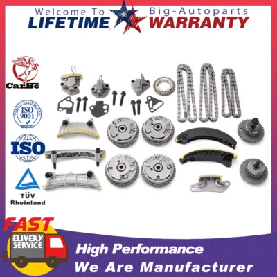 Kit de cadena de distribución para Chevrolet Camaro 2011-2015 3,6 L V6 DOHC 12626161 12633452 Foto 1 de 4