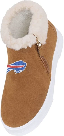 Buffalo Bills NFL FOCO Women's Fuzzy Brim Zipper Boot Cover