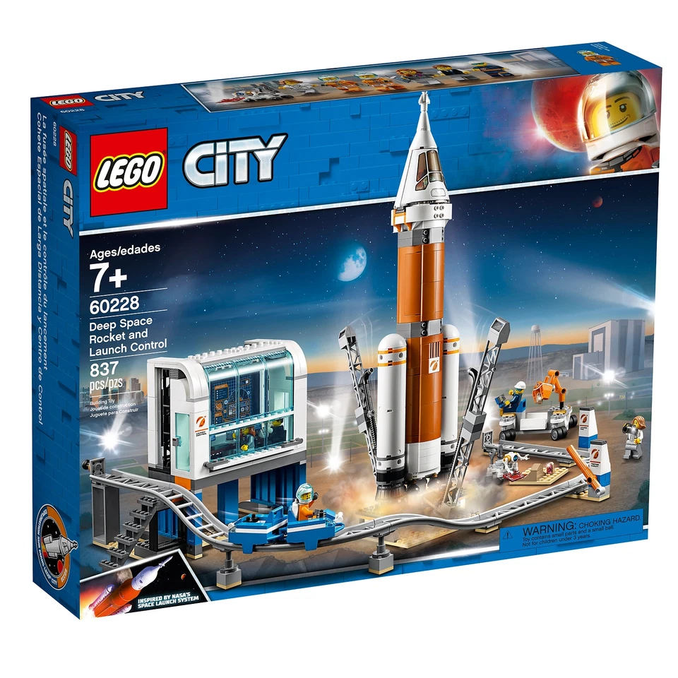 LEGO City: Deep Space Rocket and Launch Control (60228) Building Kit 837 Pcs - Image 1 of 1