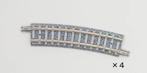 Tomix 1194 Curved PC Track C280-15-PC(F) 4 pcs N Scale - Picture 1 of 2