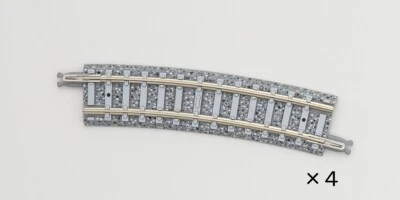 Tomix 1194 Curved PC Track C280-15-PC(F) 4 pcs N Scale - Image 1 of 2