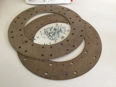 Dennis, Guy, Karrier, Commercial, Pair of 11” Clutch Linings, NOS. - Image 1 of 4