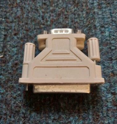 9 Pin Serial RS232 Male to 25 Pin Parallel Female Adapter - Image 1 of 3