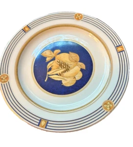BERNARDAUD LIMOGES Plate KENT BLUE COBALT 7 1/4" - Bild 1 von 6