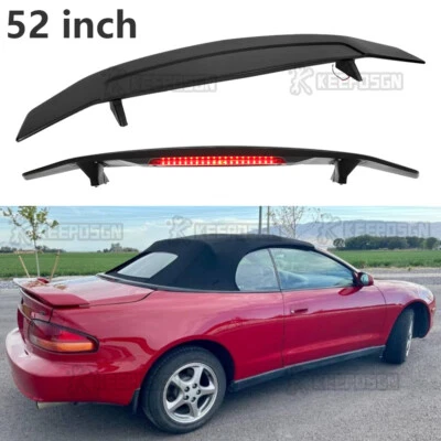 Luz de freno de carreras GT mate alerón trasero 52" para Toyota Celica 00-05 Foto 1 de 4