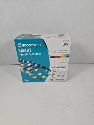 New Ecosmart Smart Tunable Tape light 16ft. HubSpace With Remote Control - Image 1 of 4