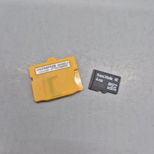 Olympus Micro SD Card to xD-Picture Card Adapter MASD-1 and 4GB Micro SD - Picture 1 of 2