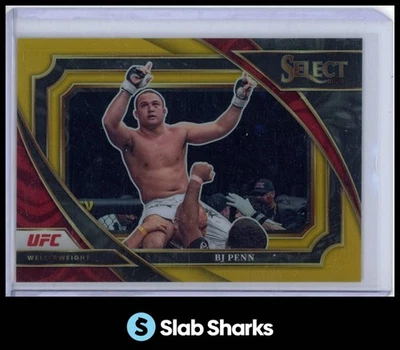 2023 PANINI SELECT UFC #397 BJ PENN GOLD PRIZMS MEZZANINE /10 - Изображение 1 из 4